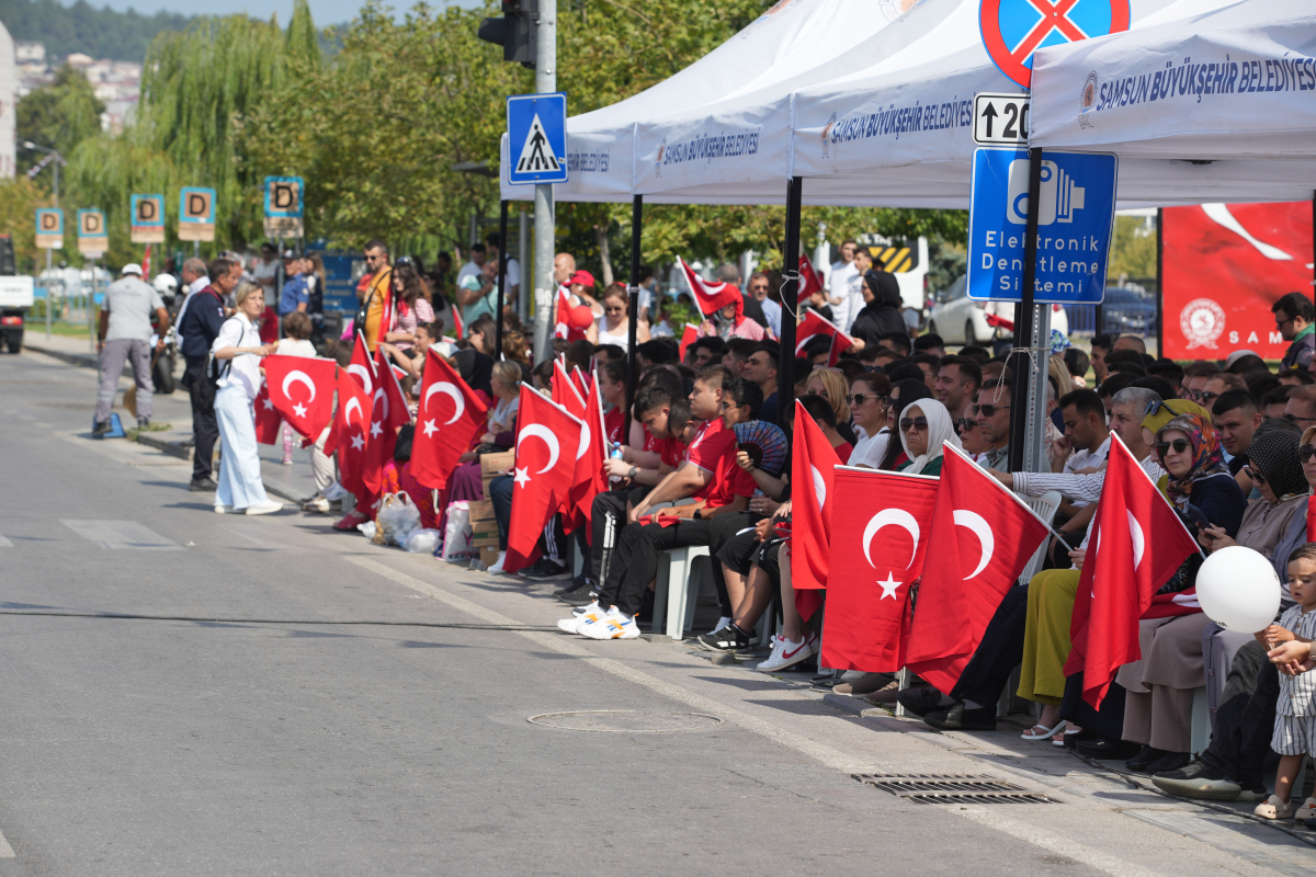Samsun'da Zafer Bayramı coşkuyla kutlandı