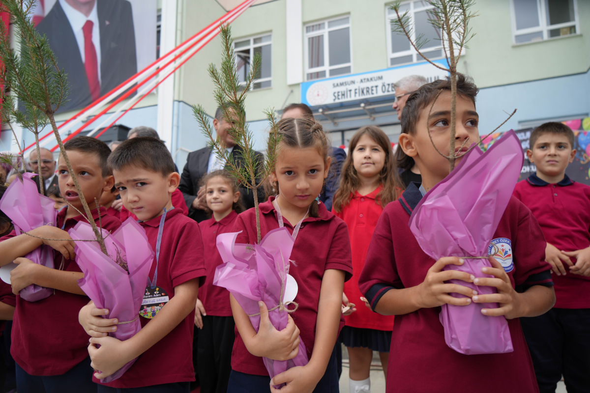 Samsun'da yeni eğitim-öğretim yılının ilk dersi: