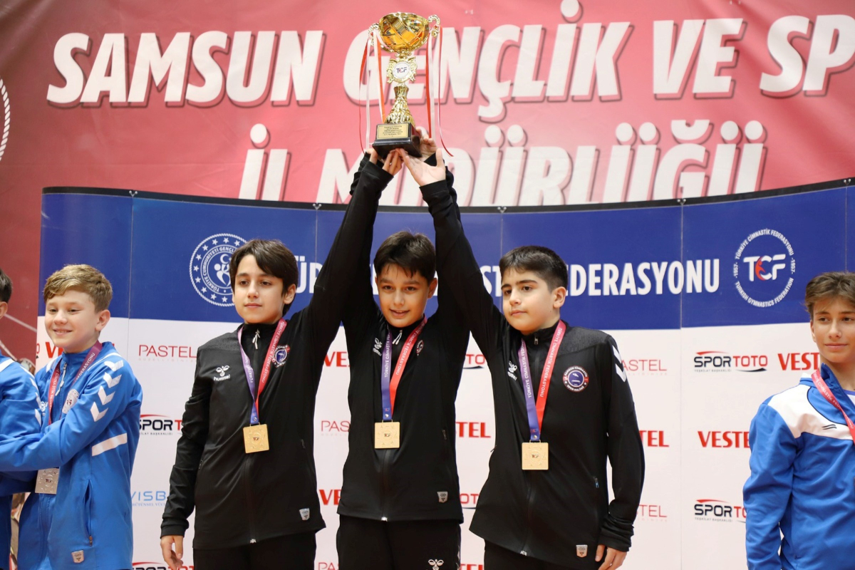 Trampolin Cimnastik Kulüpler Arası Türkiye Şampiyonası sona erdi