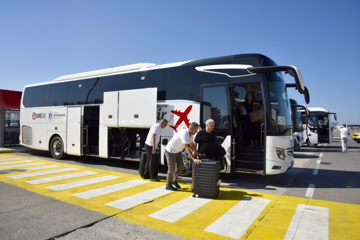 BÜYÜKŞEHİR SAMAIR İLE HIZLI VE GÜVENLİ ULAŞIM HİZMETİ SUNMAYA DEVAM EDİYOR
