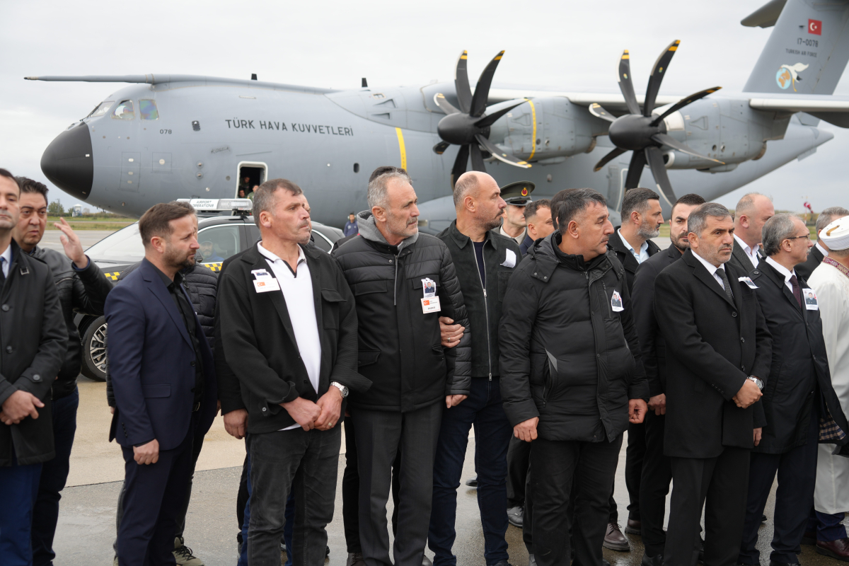 Şehit Altıok'un cenazesi Samsun'a getirildi