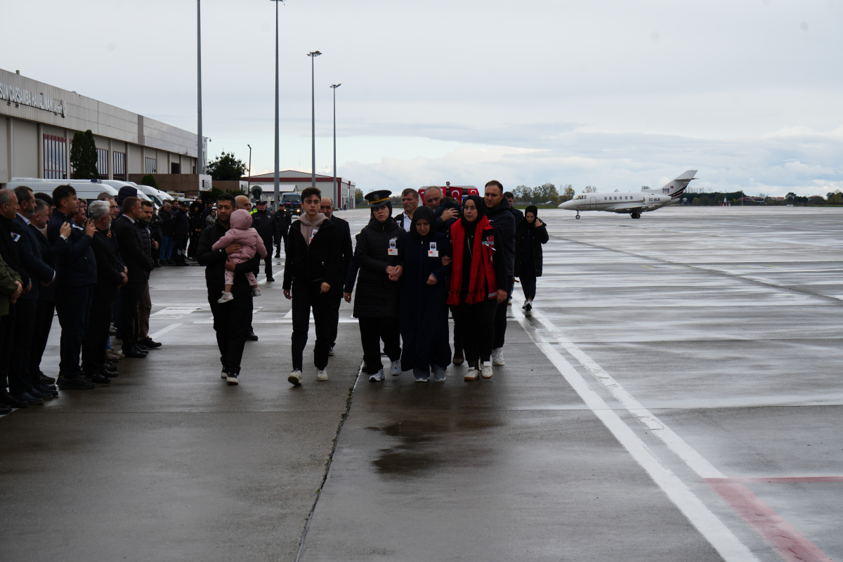 Şehit Altıok'un cenazesi Samsun'a getirildi