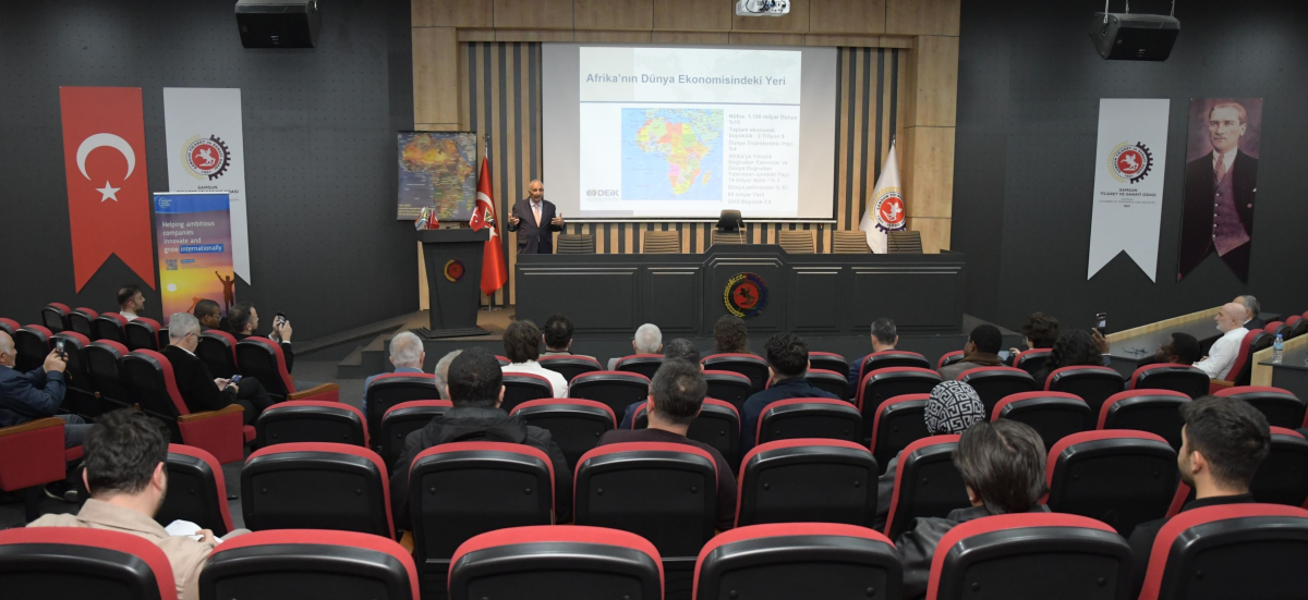 Afrika'nın yatırım potansiyeli Samsun iş dünyasına tanıtıldı
