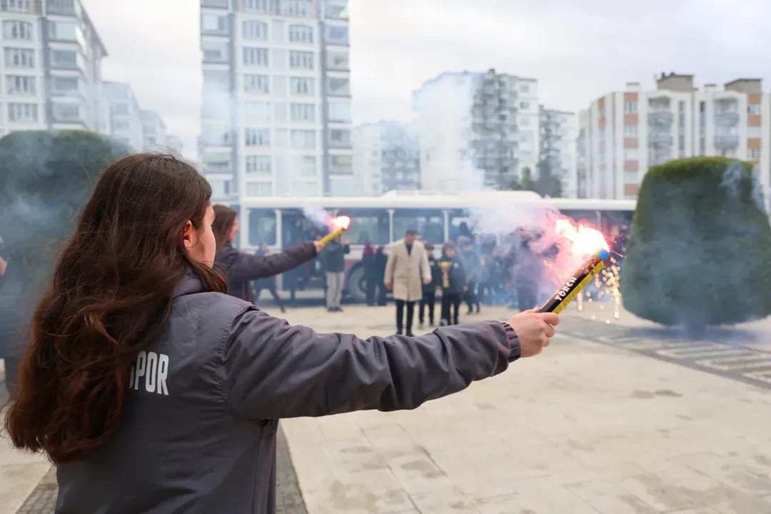 Atakum Belediyesinden şampiyonlara coşkulu karşılama