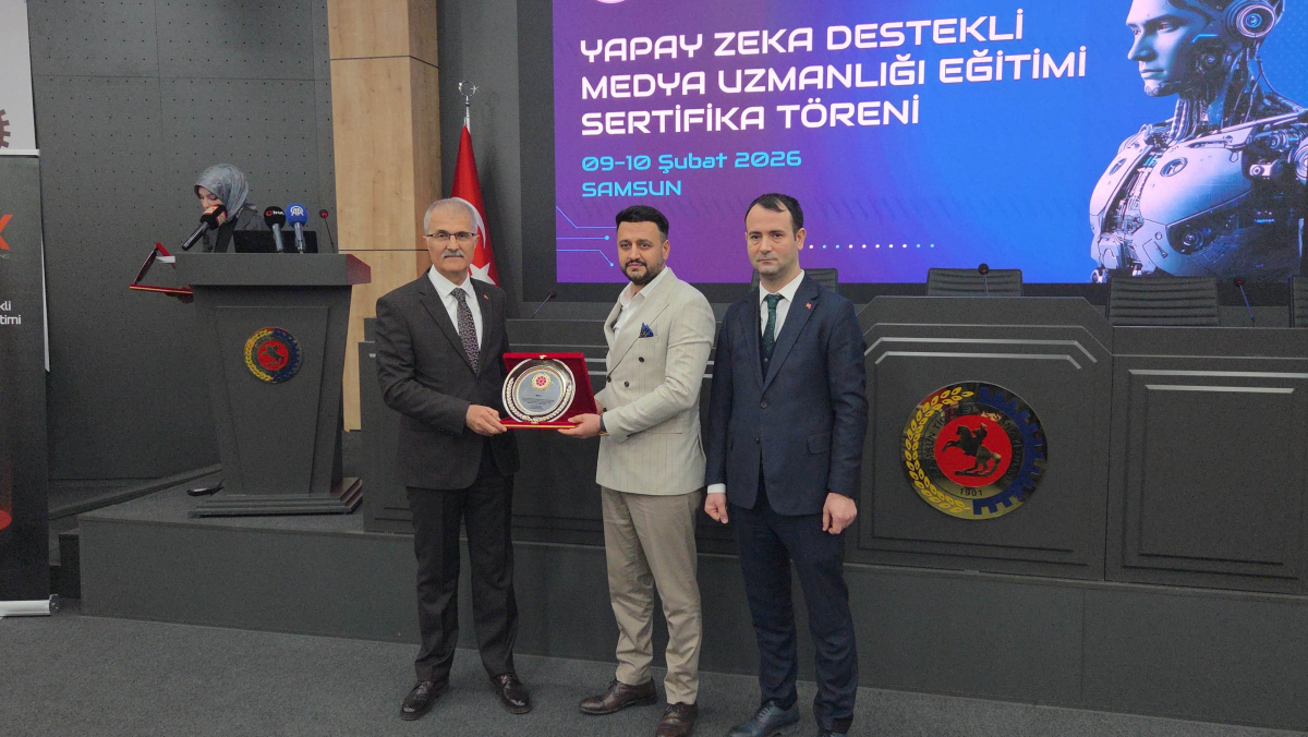 Samsun’da Yapay Zeka Destekli Medya Uzmanlığı eğitimi sona erdi