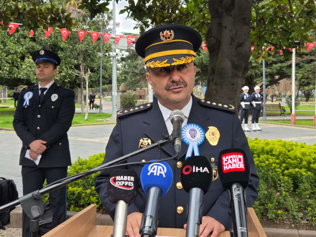 Samsun’da Polis Haftası Törenlerinde Şehitler Dualarla Anıldı