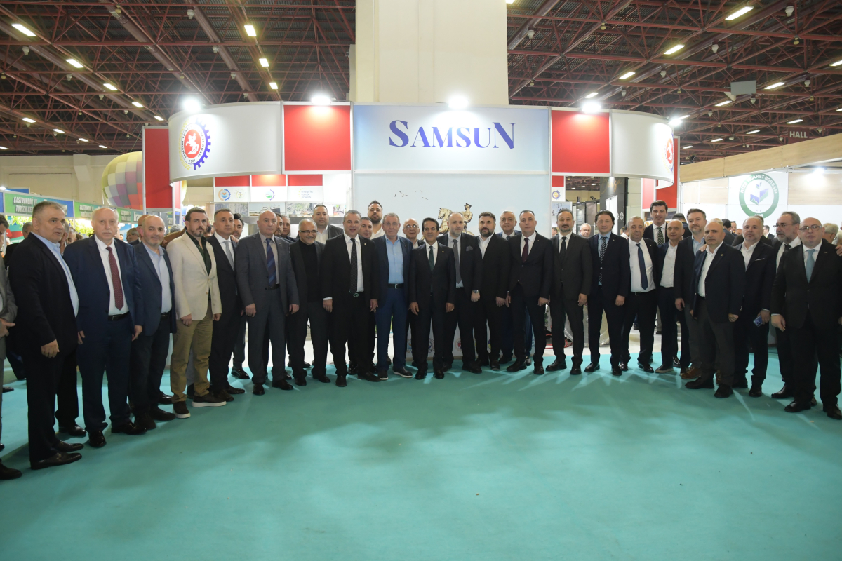 YÖREX Fuarı’nda Samsun Standına Yoğun İlgi