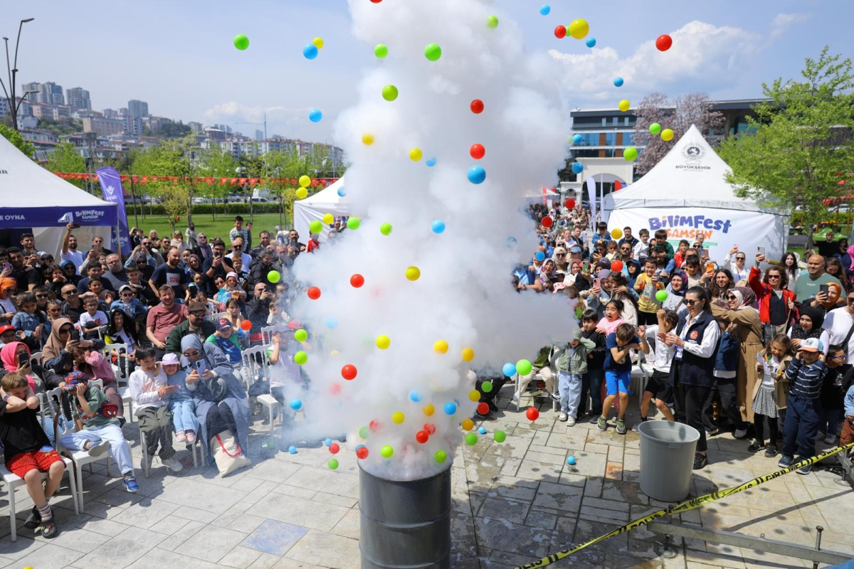 Samsun’da BİLİMFEST ile bilim ve teknoloji şöleni yaşandı