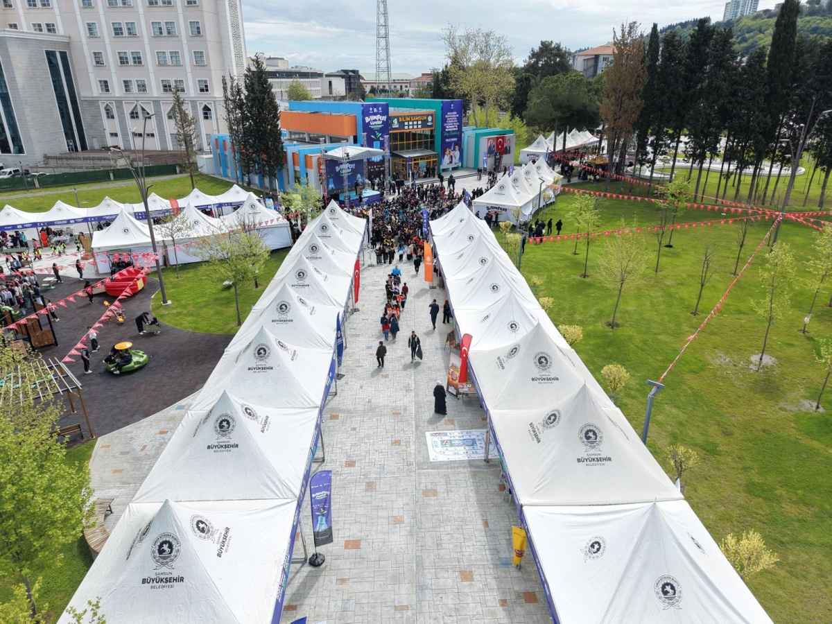 Samsun’da BİLİMFEST ile bilim ve teknoloji şöleni yaşandı
