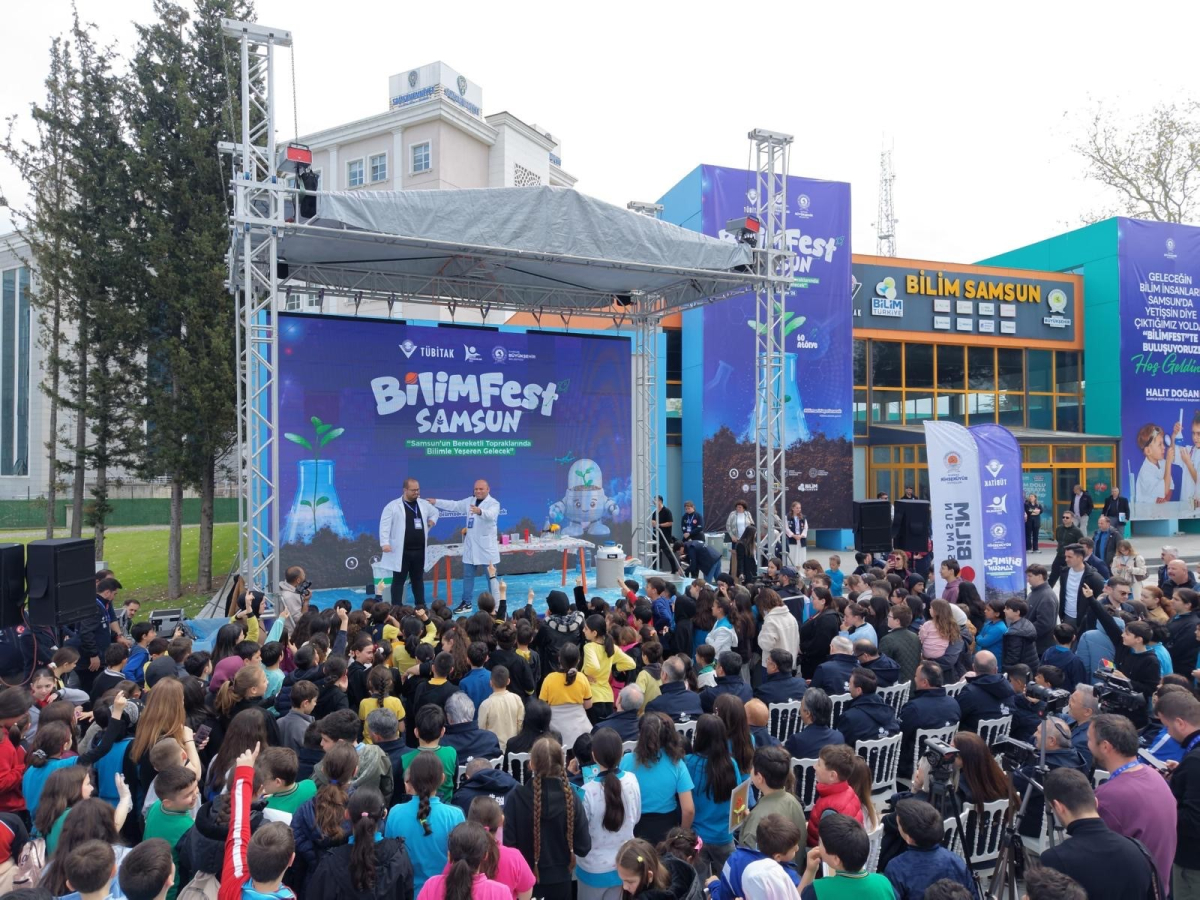 Samsun’da BİLİMFEST ile bilim ve teknoloji şöleni yaşandı