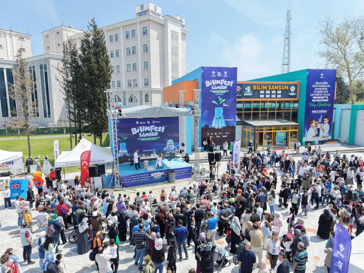 Samsun’da BİLİMFEST ile bilim ve teknoloji şöleni yaşandı