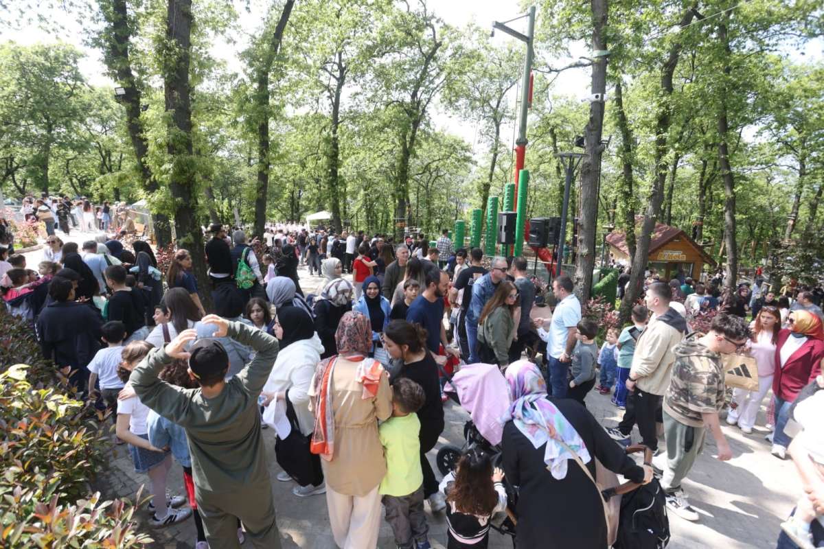 Canik Macera Parkı açılış gününde 10 bini aşkın ziyaretçi ağırladı