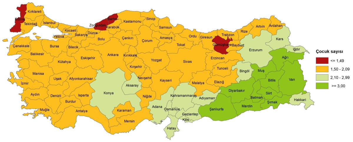 Samsun’da doğurganlık hızı düştü: 11 yılda yaklaşık 5 bin azalma
