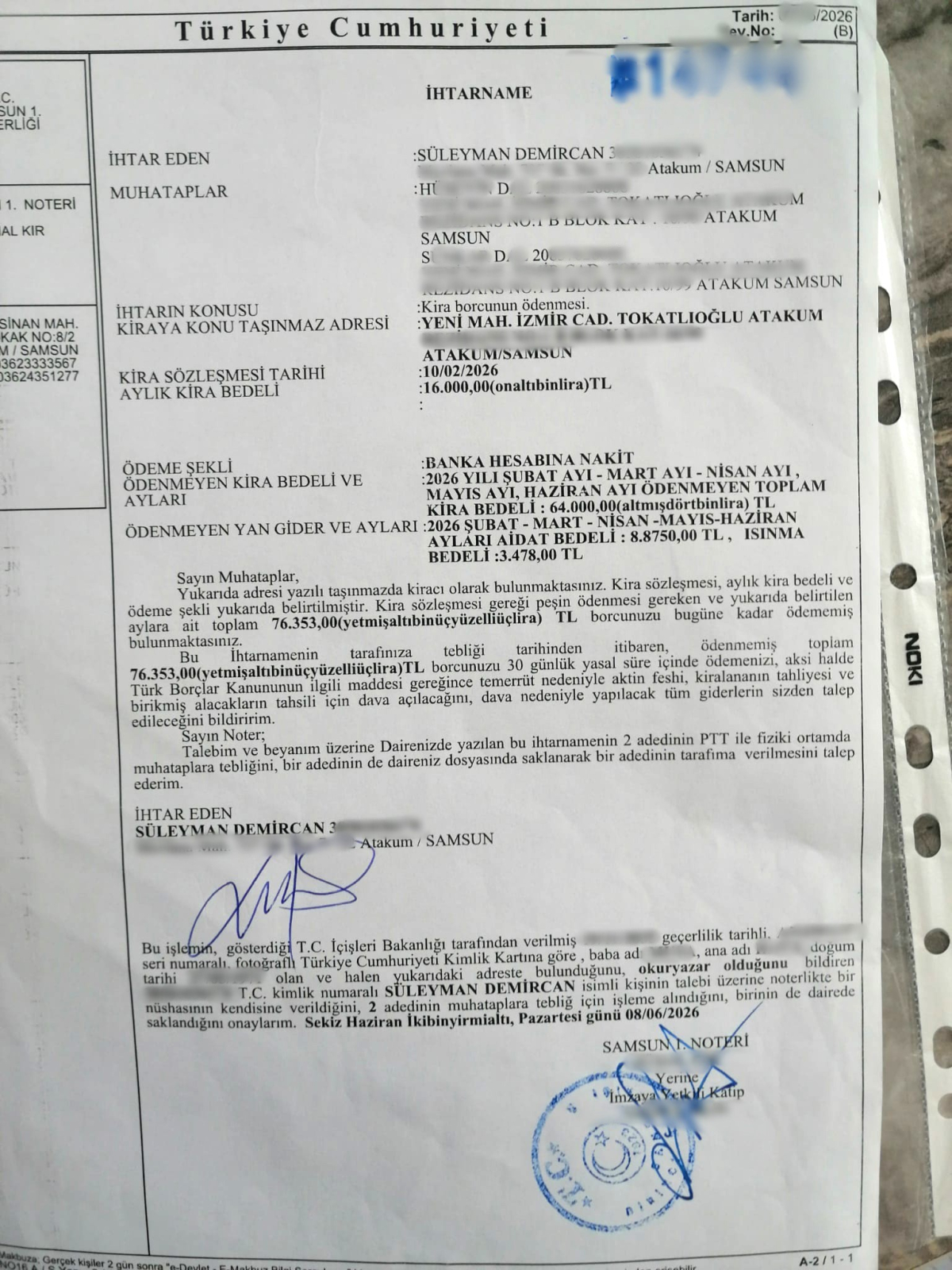 Kiracısına ulaşamayan ev sahibinden dikkat çeken protesto
