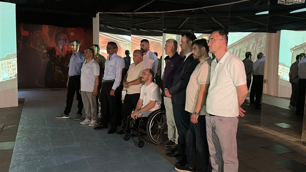 Samsun'da 15 Temmuz çadırına yoğun ilgi