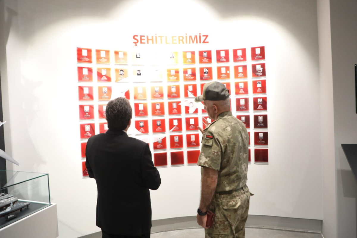 Vali Tavlı, askeri eğitim alanlarını inceledi
