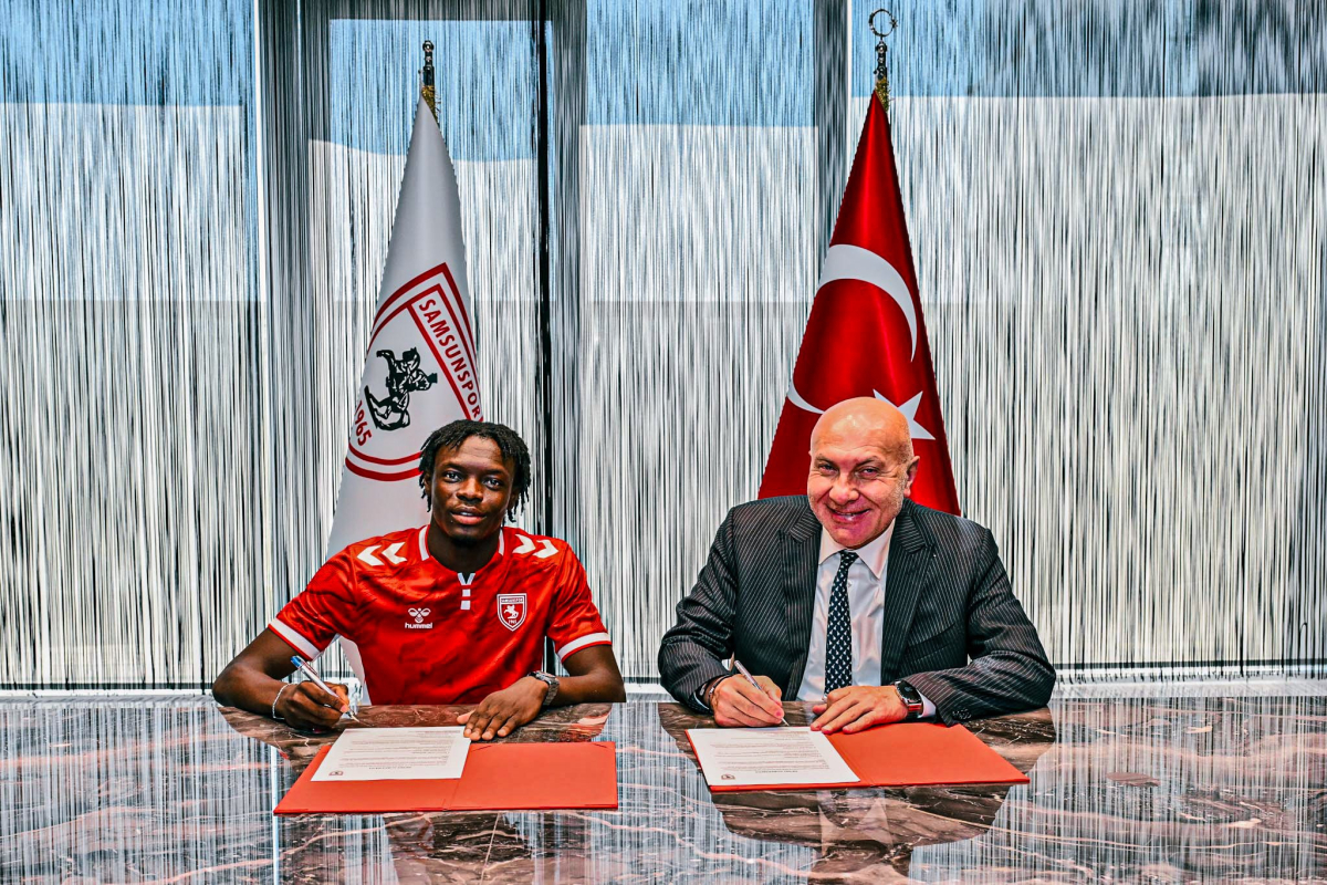 Samsunspor, Antoine Sekongo'yu 5 yıllığına kadrosuna kattı