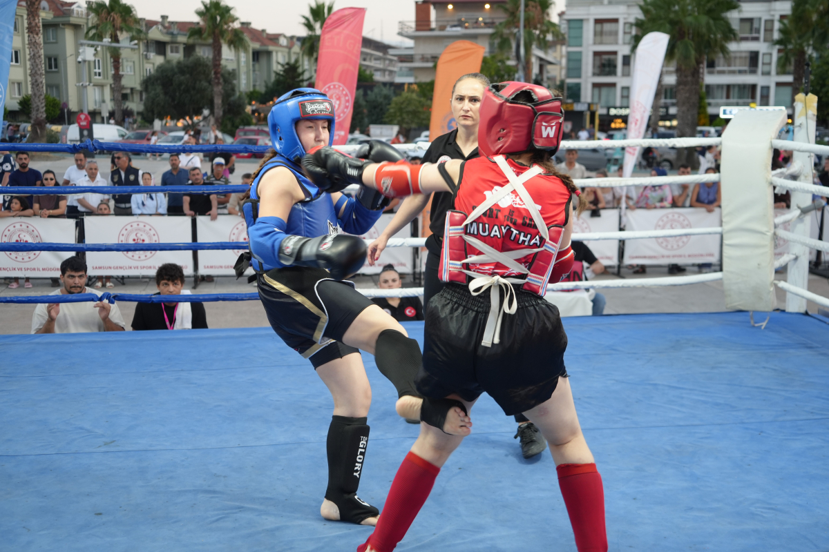 İller Arası Muay Thai Açık Hava Turnuvası Samsun’da başladı