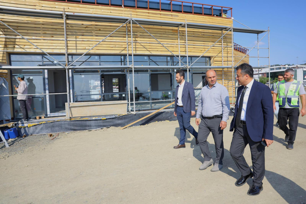 BAŞKAN DOĞAN İLKADIM BALIK RESTORANI’NDAKİ ÇALIŞMALARI YERİNDE İNCELEDİ