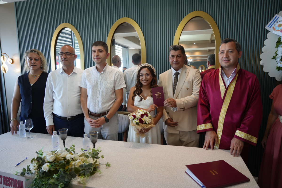 Samsun'a Filipinli gelin