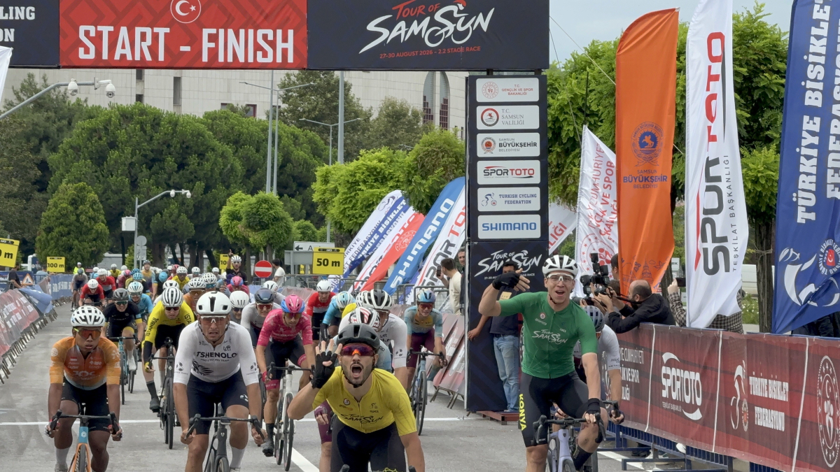 Tour of Samsun 2026 Bisiklet Yarışları'nda Ramazan Yılmaz birinci oldu