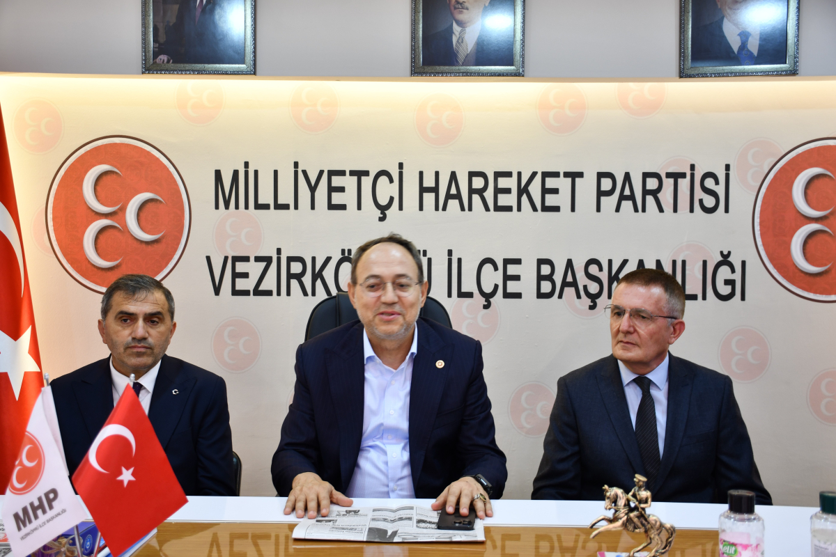 MHP’den Vezirköprü İlçe Başkanı Hasan Doğru’ya ziyaret