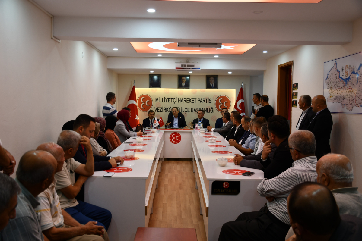 MHP’den Vezirköprü İlçe Başkanı Hasan Doğru’ya ziyaret