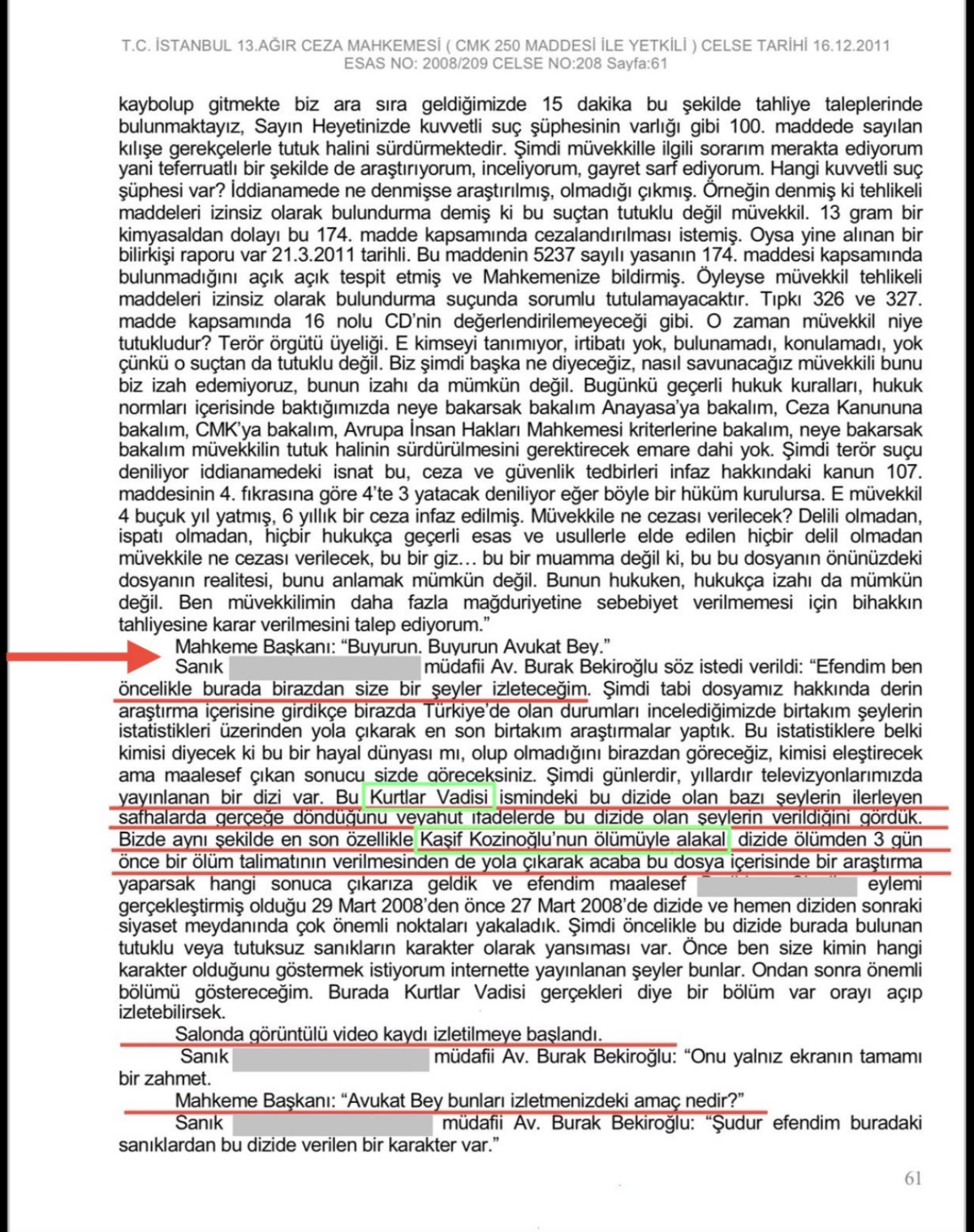 15 YIL ÖNCEKİ MAHKEME SALONUNDA DİZİ KODLARI: ERGENEKON KUMPASINDA SESSİZCE GEÇİŞTİRİLEN DEHŞET GERÇEK!