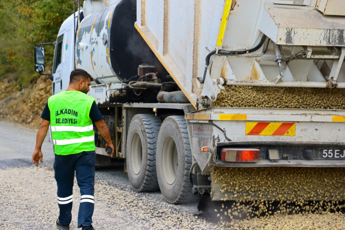 İlkadım’ın kırsalında 71 kilometrelik yol