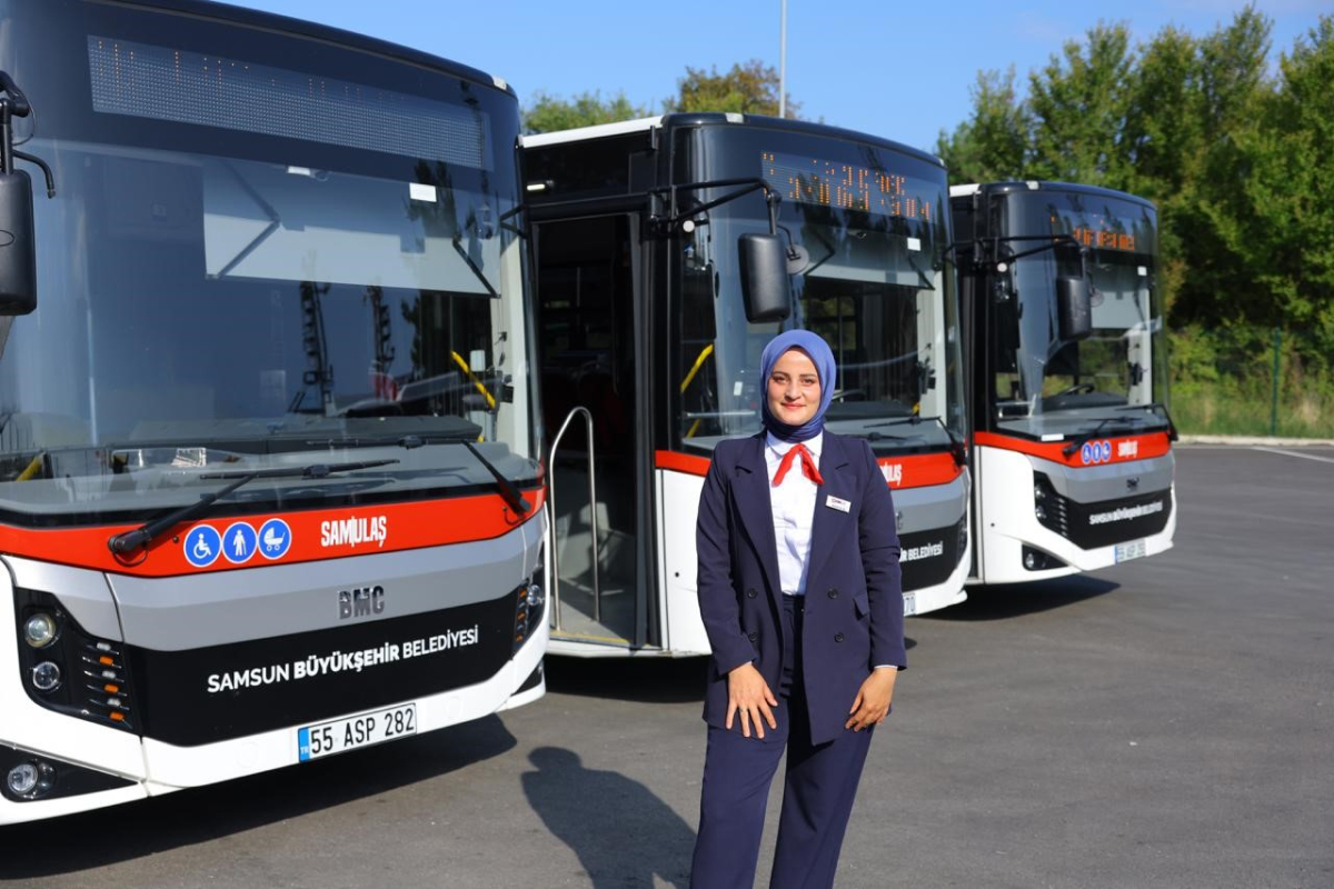Samsun'da toplu ulaşım kadınlara emanet: Kadın sürücü sayısı 19 oldu