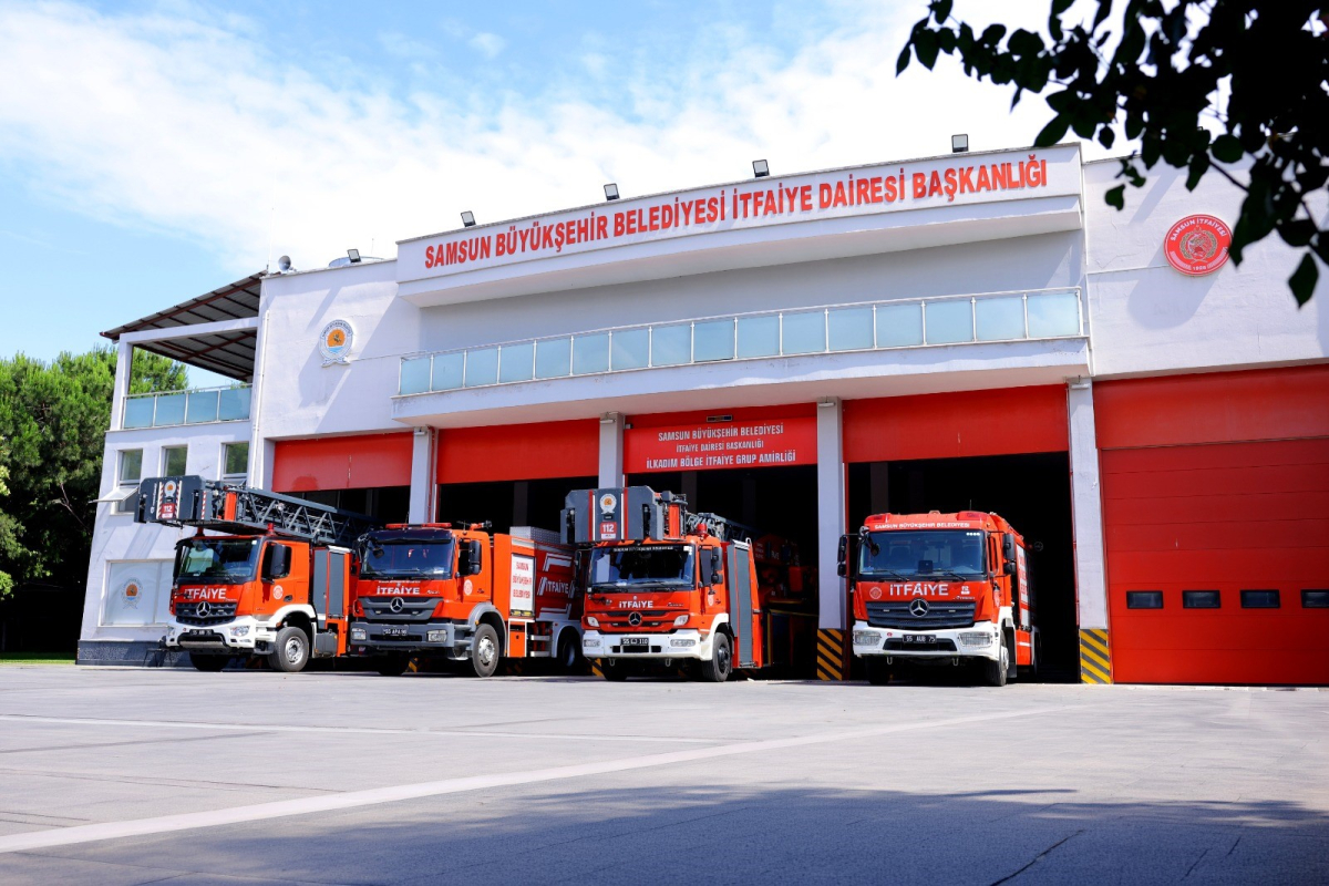 Samsun İtfaiyesi 9 ayda 8 bin 157 olaya müdahale etti