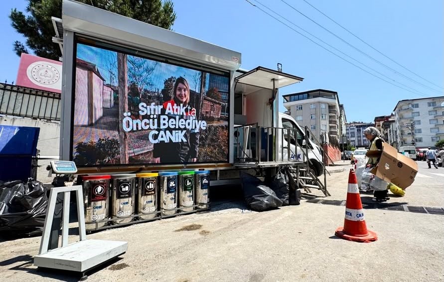 Canik Belediyesi, sıfır atıkla aile bütçesine katkı sağlıyor