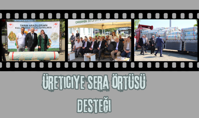 Üreticiye sera örtüsü desteği