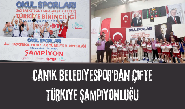 Canik Belediyespor’dan Çifte Türkiye Şampiyonluğu