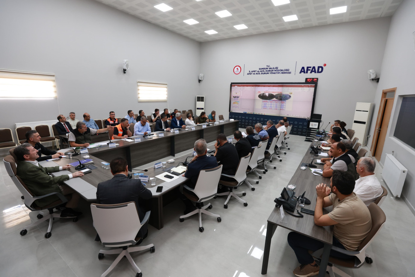 Samsun'da orman yangınlarıyla mücadele koordinasyon kurulu toplantısı yapıldı