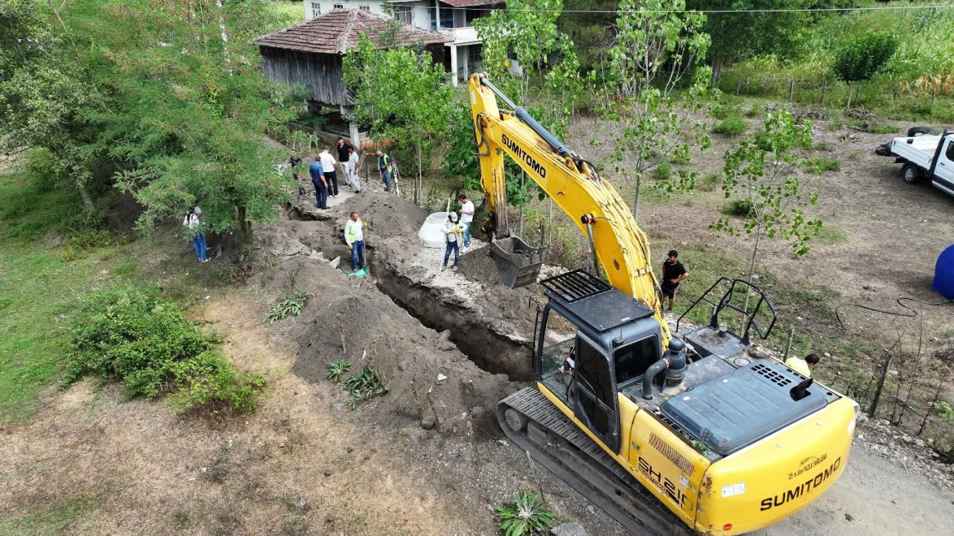  Terme’nin kanalizasyon problemi çözülüyor