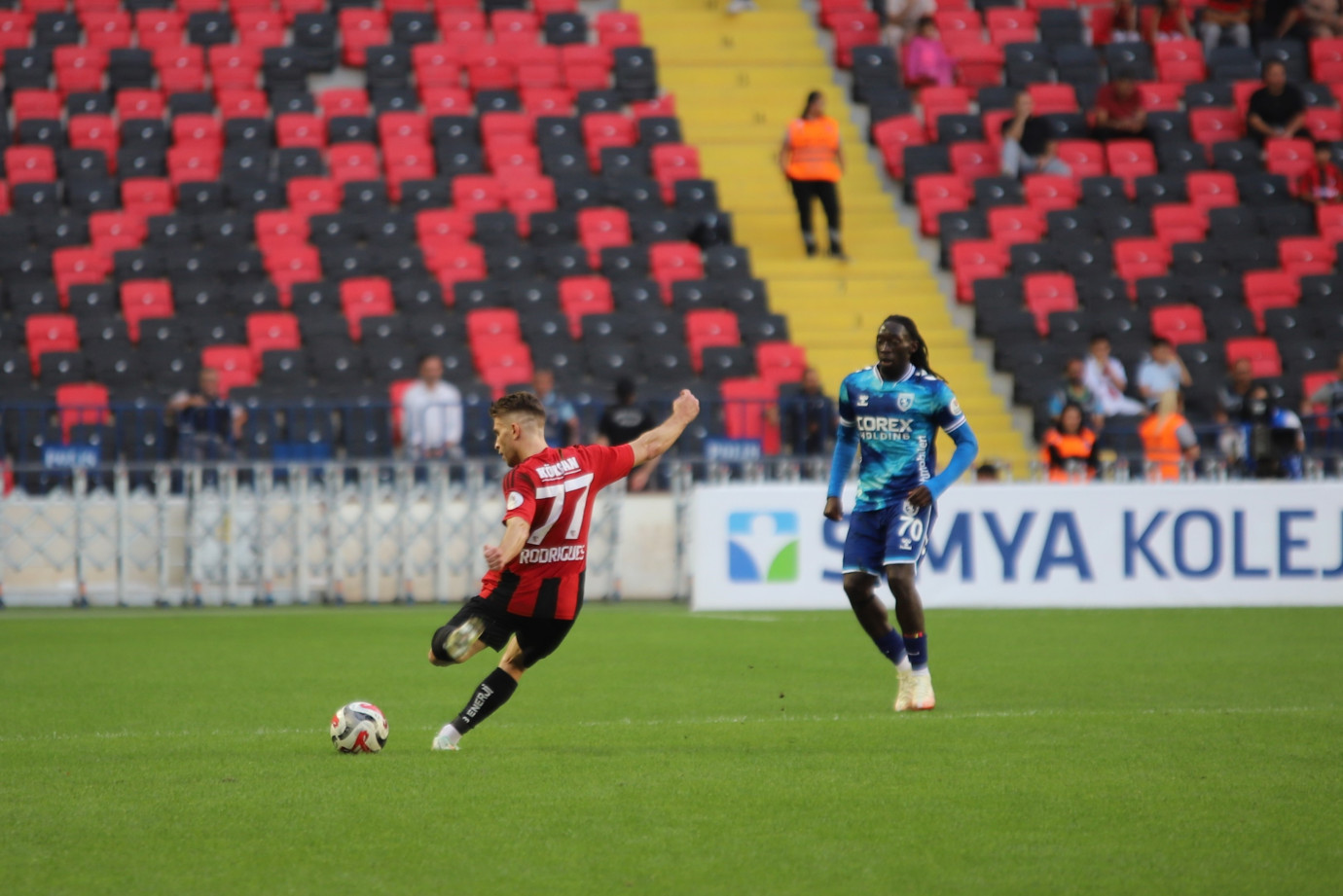  Trendyol Süper Lig: Gaziantep FK: 1 - Samsunspor: 2 (İlk yarı)