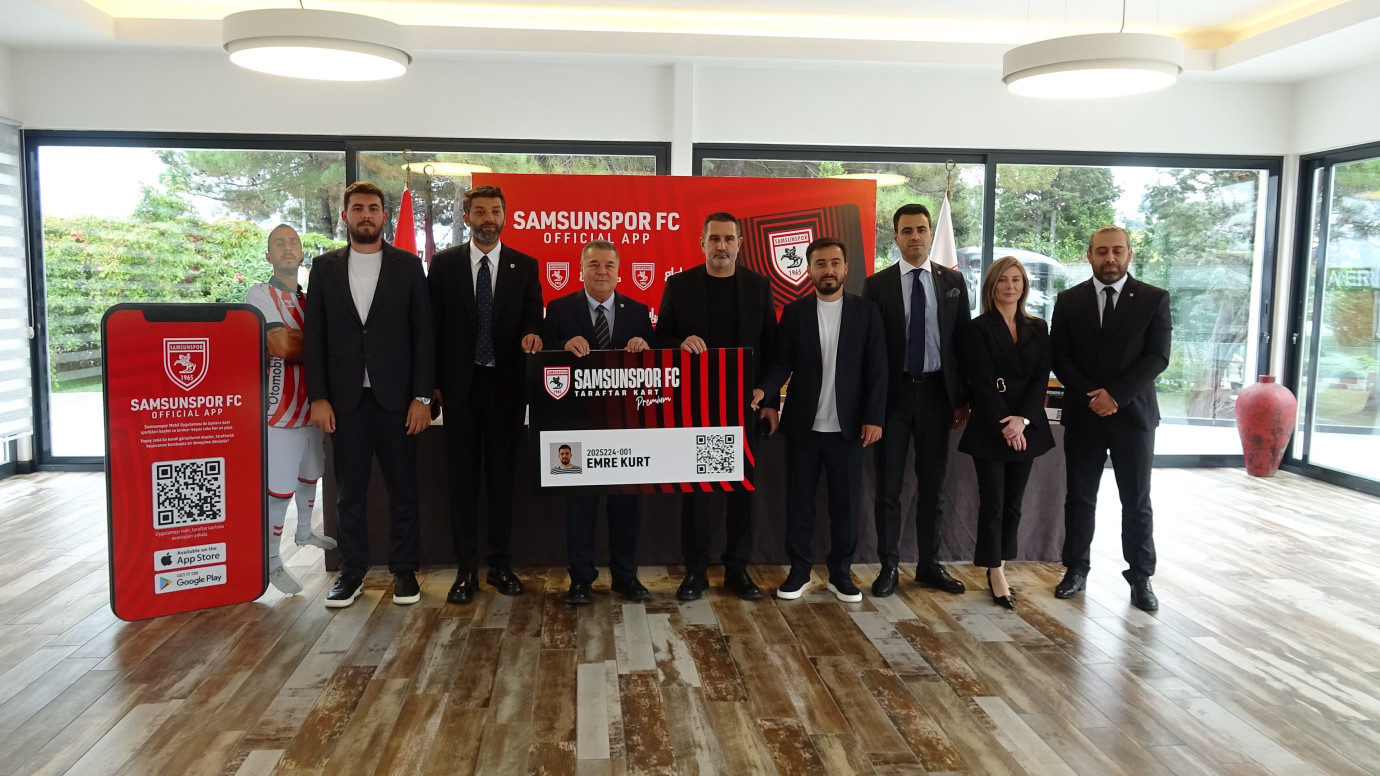 Samsunspor'dan mobil uygulama ve taraftar kart