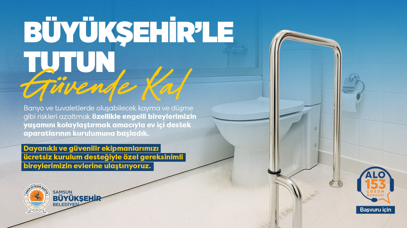 BÜYÜKŞEHİR’DEN ÖZEL BİREYLERE EV İÇİ TUTUNMA APARATI DESTEĞİ