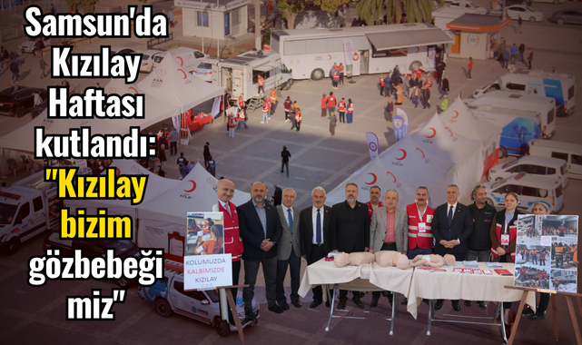  Samsun'da Kızılay Haftası kutlandı: 