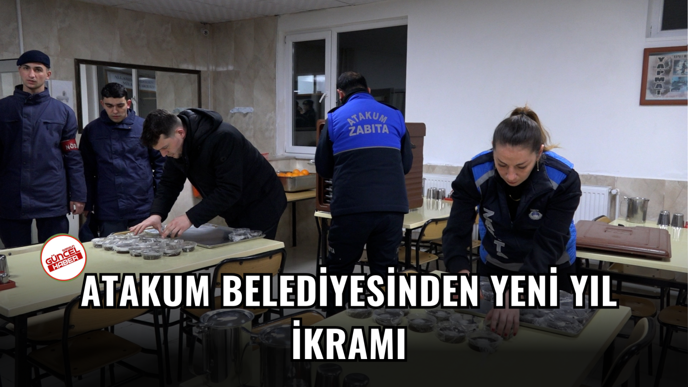 Atakum Belediyesinden yeni yıl ikramı