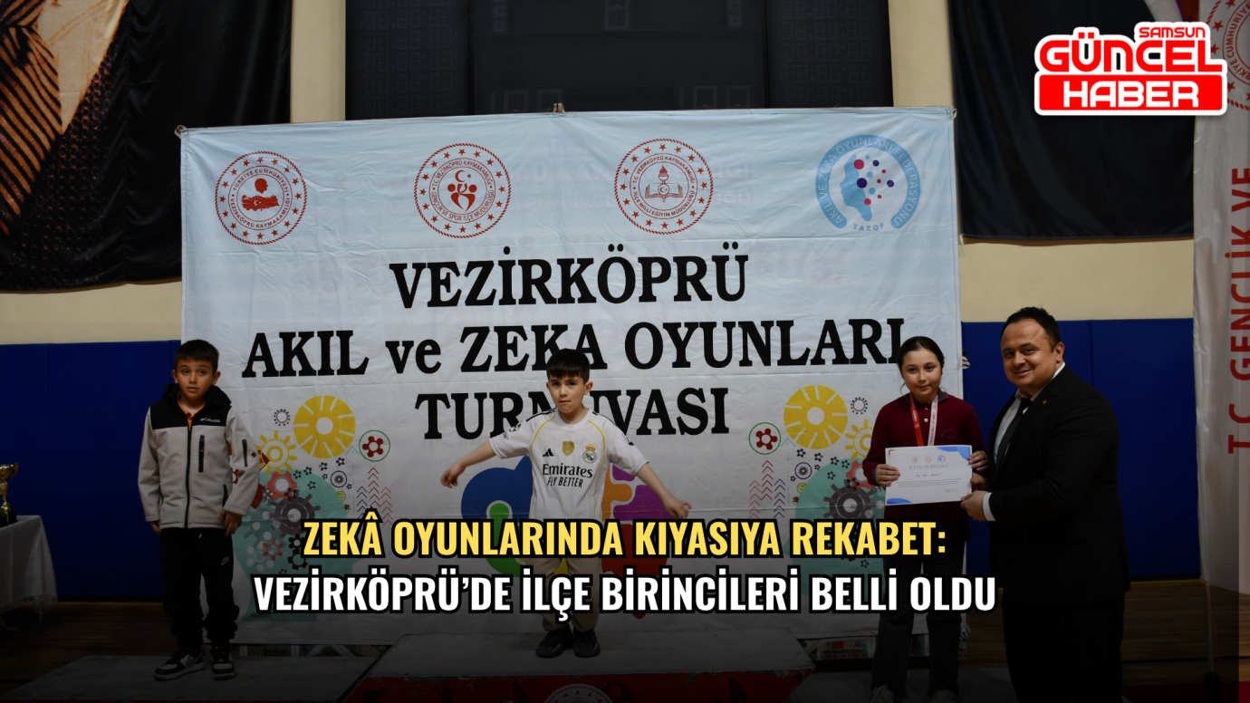 Zekâ Oyunlarında Kıyasıya Rekabet: Vezirköprü’de İlçe Birincileri Belli Oldu