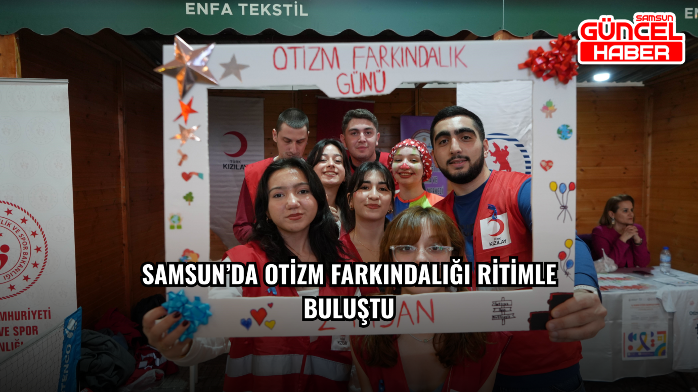 Samsun’da otizm farkındalığı ritimle buluştu