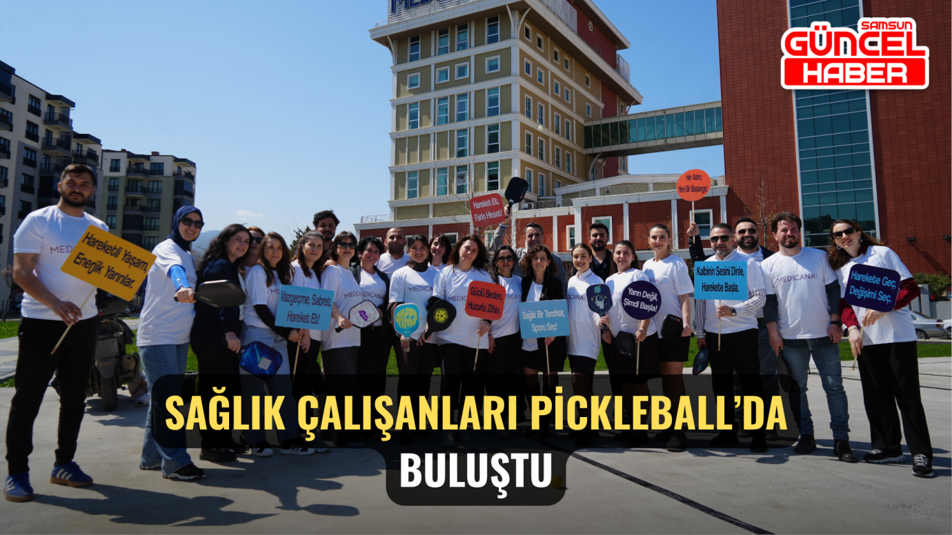 Sağlık Çalışanları Pickleball’da Buluştu