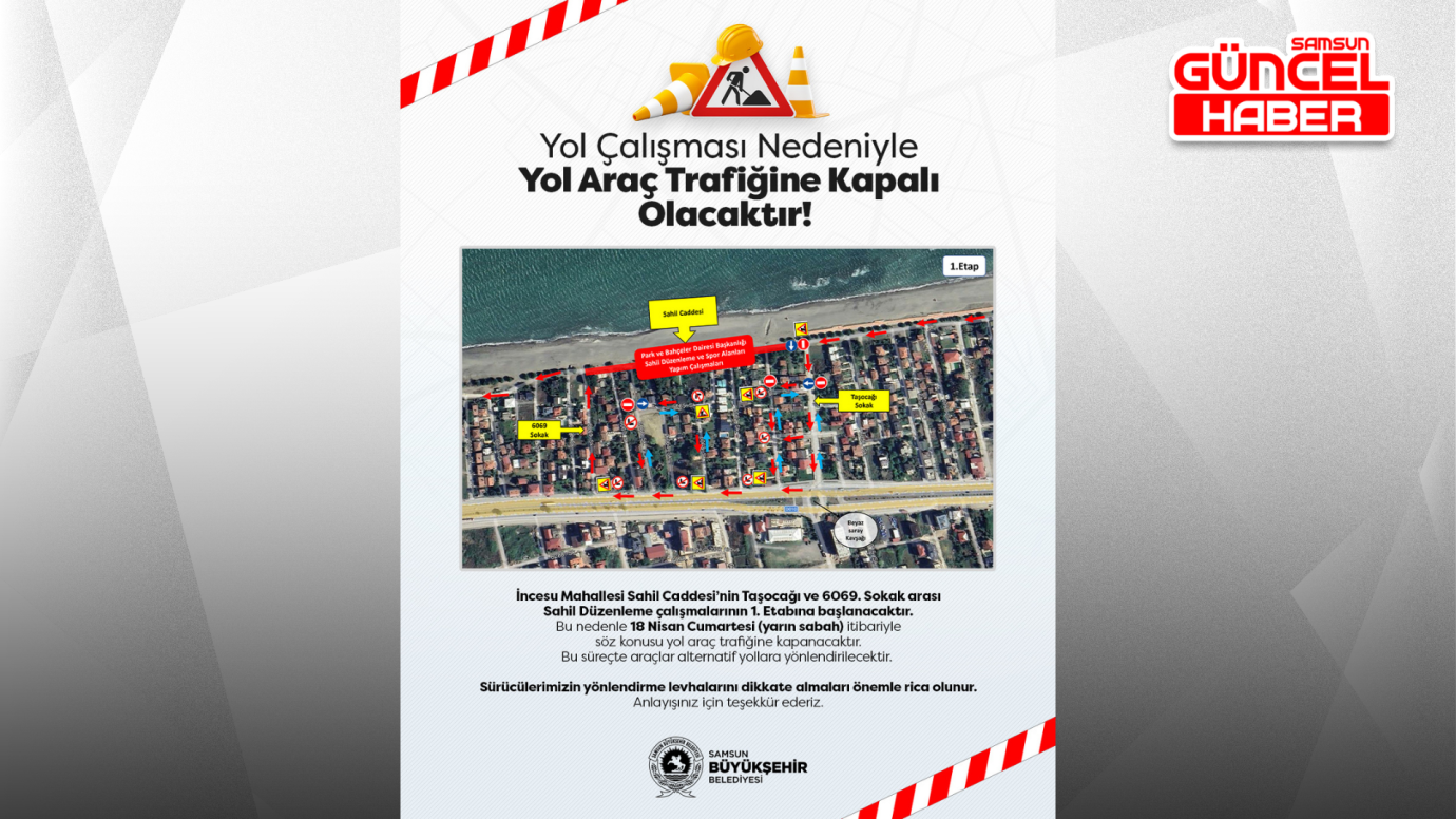 BÜYÜKŞEHİR’DEN İNCESU SAHİLİ’NE DOKUNUŞ