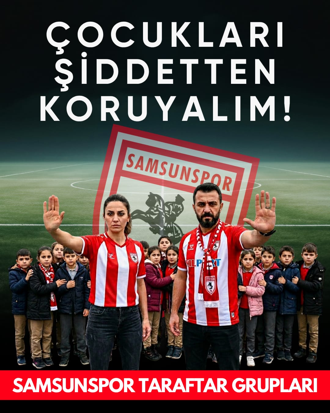 Samsunspor taraftar gruplarından dayanışma ve çocuklar için bilinç çağrısı