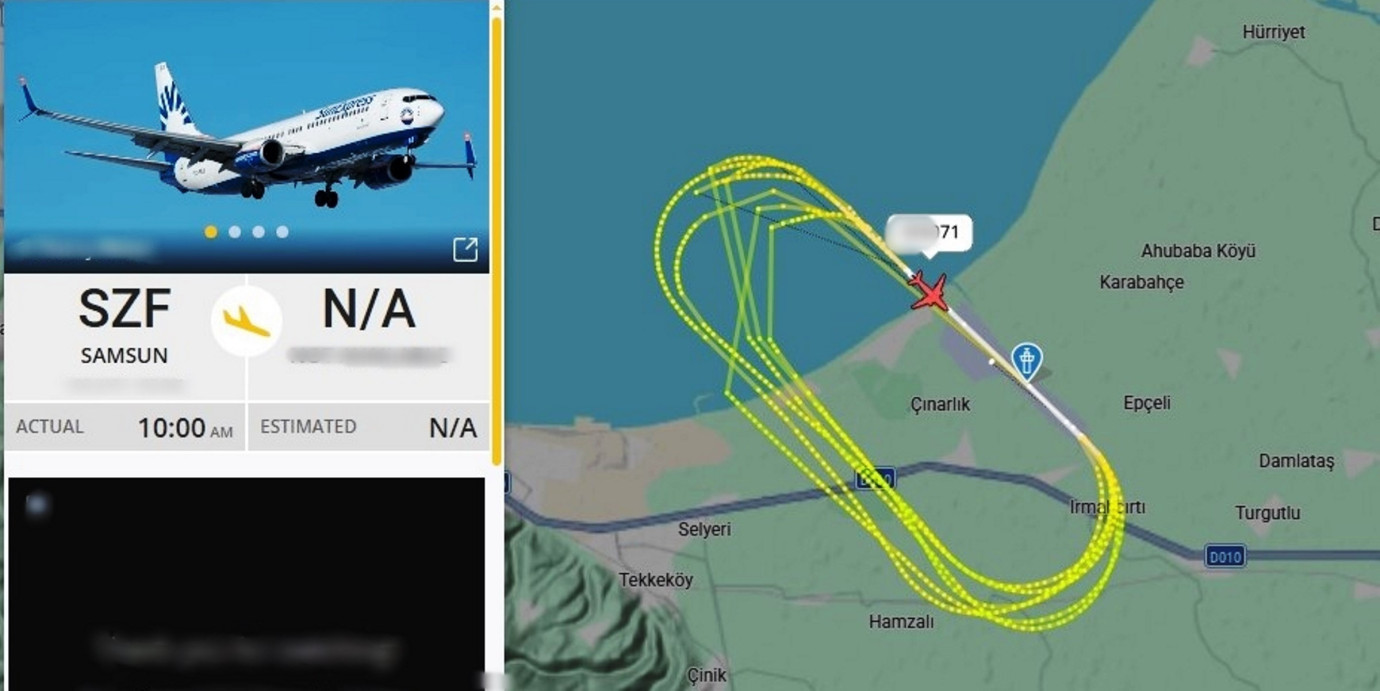 Samsun Semaları Eğitim Sahası Oldu: Pilotlar Uçuş Provasında