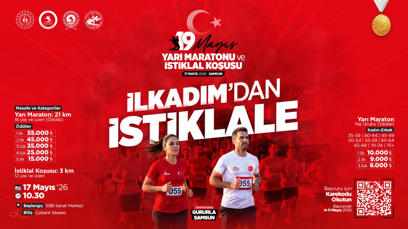 Samsun’da 19 Mayıs Coşkusu Sporla Taçlanacak: Yarı Maraton ve İstiklal Koşusu Geliyor