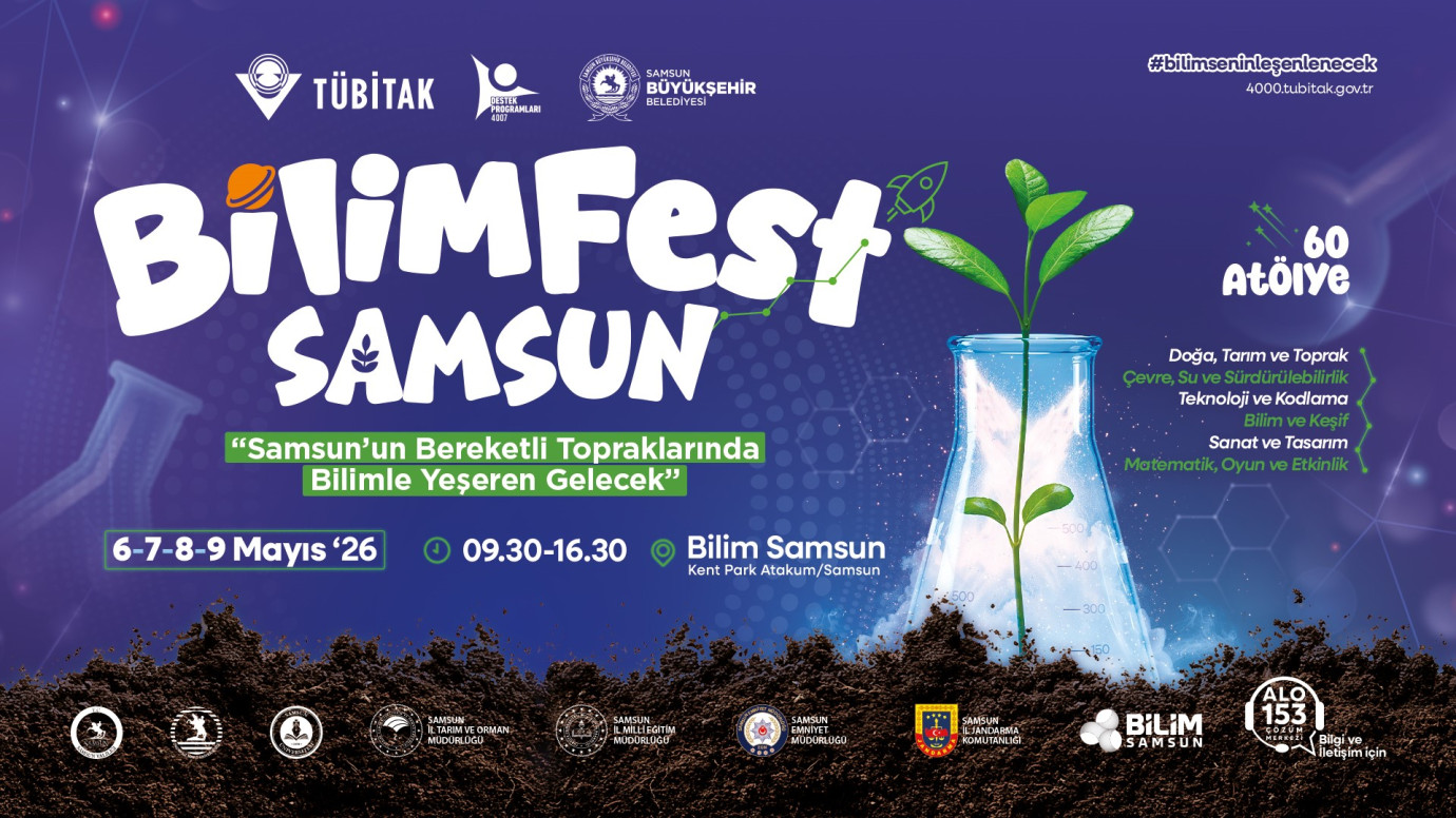 BİLİMFEST Samsun’da Başladı: Bilim Dolu 4 Gün Ziyaretçilerini Bekliyor