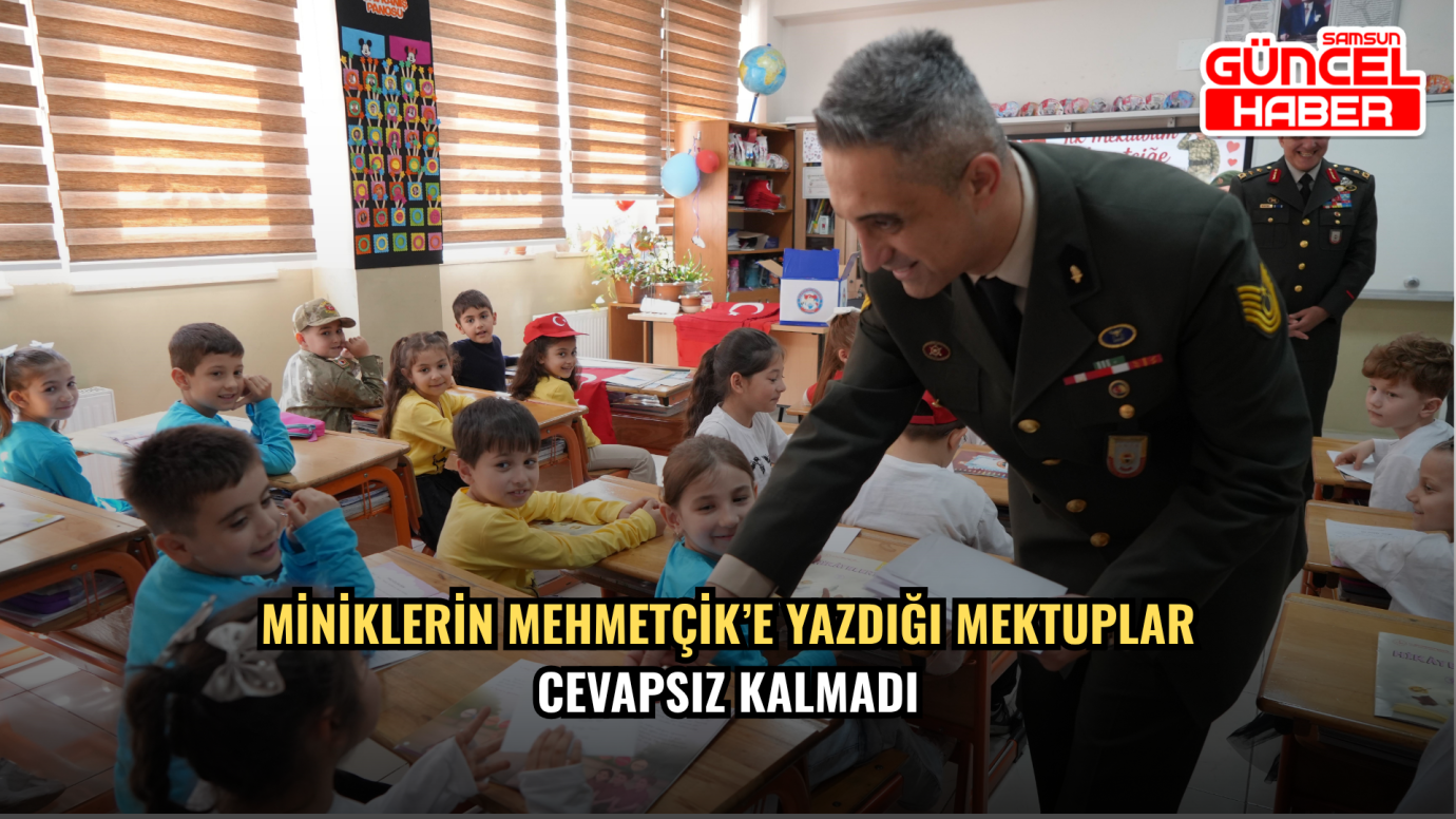 Miniklerin Mehmetçik’e yazdığı mektuplar cevapsız kalmadı